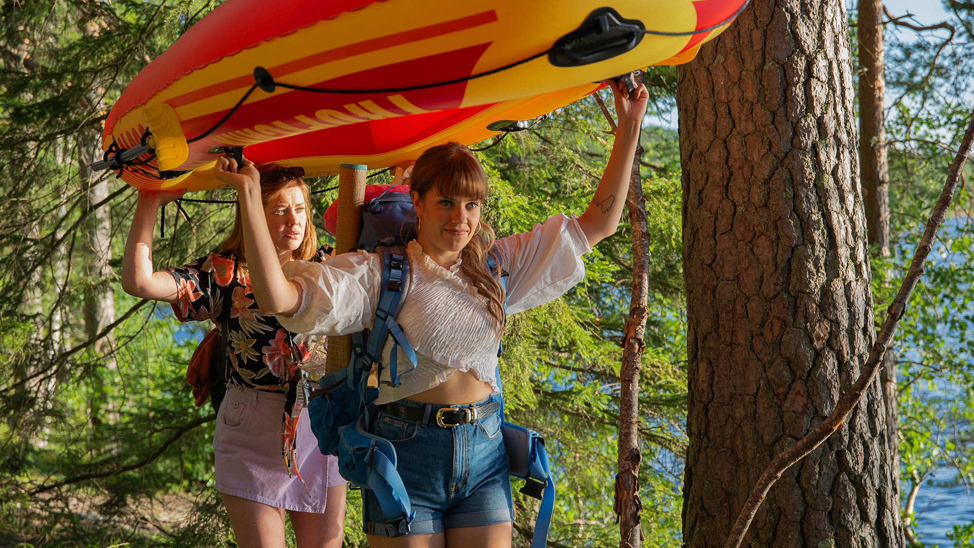 Two Girls and a Boat